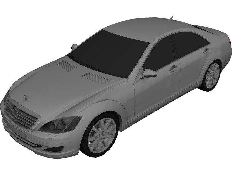 Mercedes-Benz S-Class (2006) 3D Model