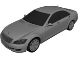 Mercedes-Benz S-Class (2006) 3D Model preview