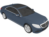 Mercedes-Benz S-Class S350 Bluetec (2014) 3D Model