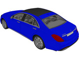 Mercedes-Benz S560 W222 4matic (2018) 3D Model