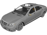 Mercedes-Benz S65 AMG 3D Model preview