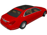 Mercedes-Benz S650 Sedan (2019) 3D Model preview