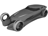 Mercedes-Benz Silver Arrow 3D Model preview