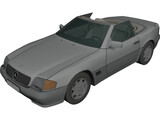 Mercedes-Benz SL 500 (1999) 3D Model preview