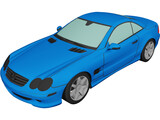 Mercedes-Benz SL500 3D Model preview