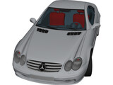 Mercedes-Benz SL55 AMG 3D Model preview