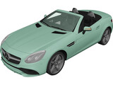 Mercedes-Benz SLC 300 3D Model preview