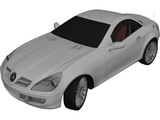 Mercedes-Benz SLK (2004) 3D Model preview