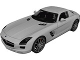 Mercedes-Benz SLS AMG (2011) 3D Model preview