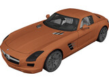 Mercedes-Benz SLS AMG 3D Model preview