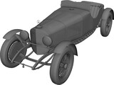 Mercedes-Benz Sport Coupe (1929) 3D Model preview