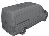 Mercedes-Benz Sprinter (2014) 3D Model preview