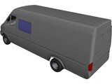 Mercedes-Benz Sprinter 3D Model preview