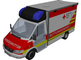 Mercedes-Benz Sprinter Ambulance 3D Model preview