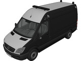 Mercedes-Benz Sprinter Ambulance 3D Model preview