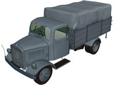 Mercedes-Benz Truck 3D Model preview