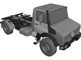 Mercedes-Benz Unimog 4000 3D Model preview