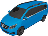 Mercedes-Benz V-Class CDI (2014) 3D Model preview