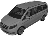 Mercedes-Benz V250 Bluetec 3D Model preview