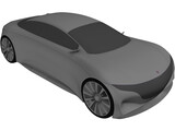 Mercedes-Benz Vision EQS (2019) 3D Model