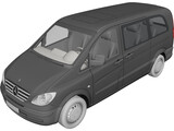 Mercedes-Benz Vito (2005) 3D Model preview