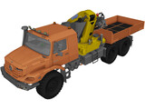 Mercedes-Benz Zetros 6x6 Sattel 3D Model preview
