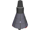 Mercury Capsule 3D Model preview