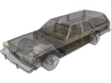 Mercury Colony Park (1986) 3D Model