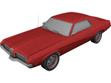 Mercury Cougar 3D Model preview