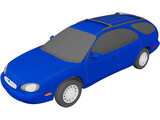 Mercury Sable Wagon (1996) 3D Model