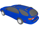 Mercury Sable Wagon (1996) 3D Model