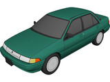 Mercury Tracer (1994) 3D Model preview