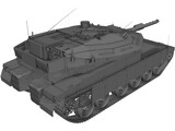 Merkava IV 3D Model preview