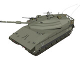 Merkava MK4 3D Model preview