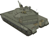 Merkava MK4 3D Model