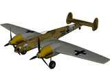 Messerschmitt BF-110 3D Model preview