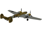 Messerschmitt BF-110 3D Model