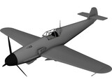 Messerschmitt ME-109 F1 3D Model preview
