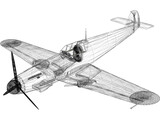Messerschmitt ME-109 F1 3D Model