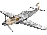 Messerschmitt ME 309 3D Model