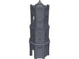 Meydan Saat Sari 3D Model preview