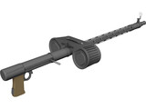 MG-15 German Machine Gun 3D Model preview