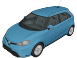 MG 3 (2014) 3D Model preview