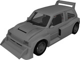 MG Metro 6R4 Group B 3D Model preview