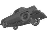 MGB Sports Car 3D Model