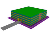Microchip Office Building 3D Model preview