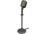 Microfone 3D Model preview