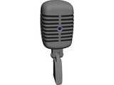 Microphone 3D Model preview
