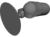 Microphone Announcer 1950 Style 3D Model preview