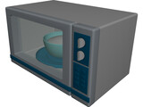 Microwave Oven 3D Model preview